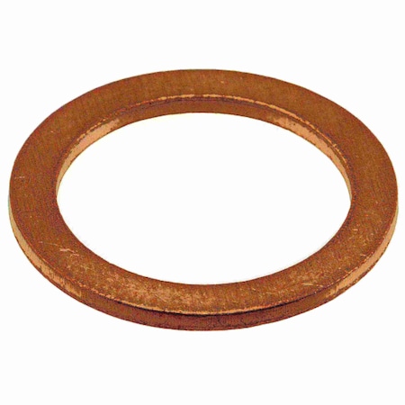 Midwest Fastener Sealing Washer, Fits Bolt Size M16 Copper, Copper Finish, 4 PK 34672